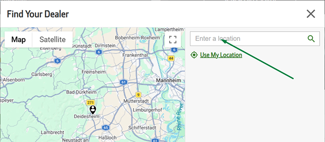 Schritt 3 Standort wählen