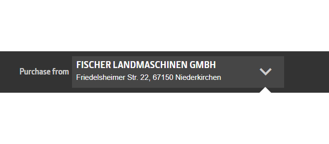 Schritt 2 Fischer Landmaschinen als Händler auswählen